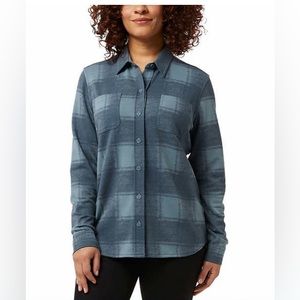 32 Degrees Heat Ladies' Cozy Knit Button-Up Shirt